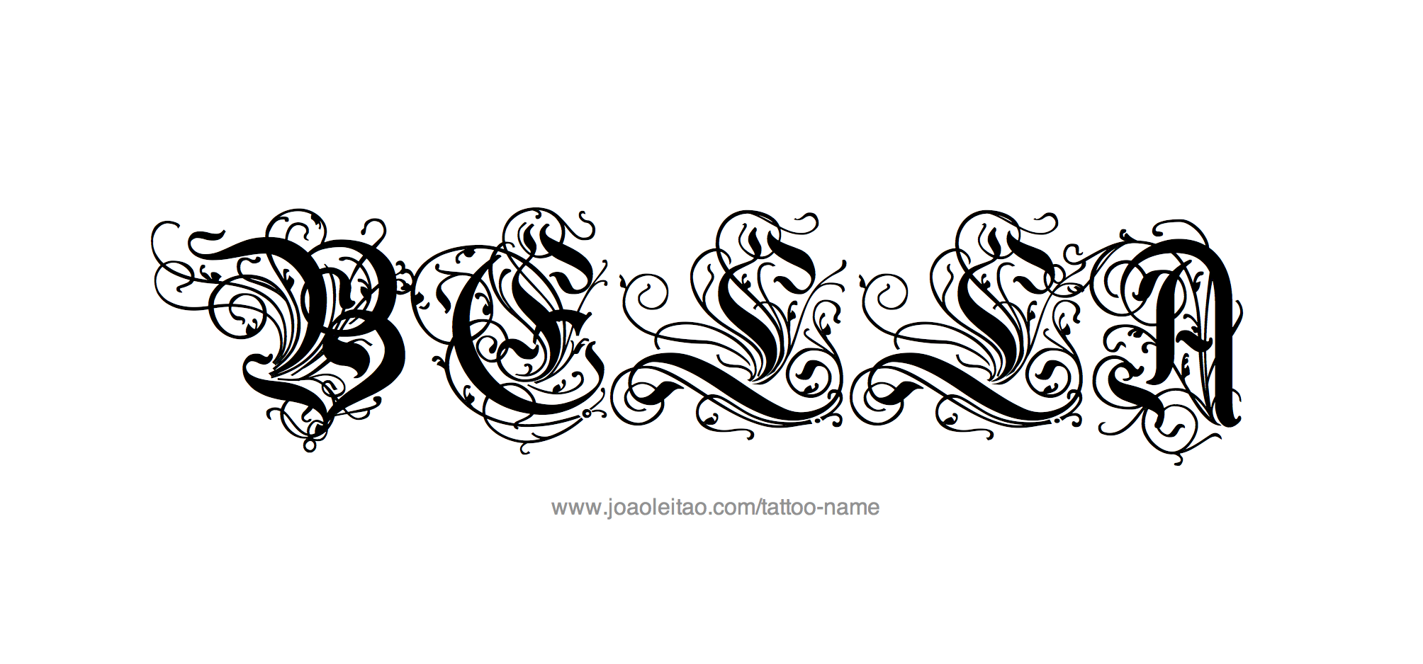 Bella Name Tattoo Designs
